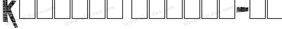 Kingred modern字体转换